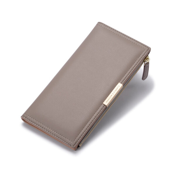 Geldbörsen Und Taschen Mode Einfarbig PU Geldbörse Universal #3654 – Bild 3